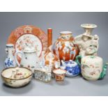 A group of Japanese ceramics 21cm