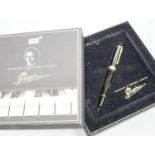 A cased Montblanc Meisterstück fountain pen, ‘Hommage À Frédéric Chopin’ with CD