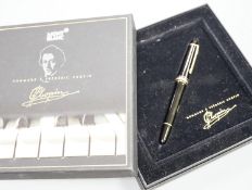 A cased Montblanc Meisterstück fountain pen, ‘Hommage À Frédéric Chopin’ with CD