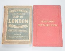 ° Collins, Henry George - Collins Standard Map of London, published by Edward Stanford, circa