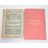 ° Collins, Henry George - Collins Standard Map of London, published by Edward Stanford, circa