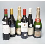 Twenty nine assorted bottles of wine is etc. including Les Tourelles de Longueville, 2003, Chateau