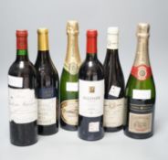 Twenty nine assorted bottles of wine is etc. including Les Tourelles de Longueville, 2003, Chateau