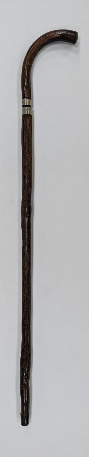 A 19th century sword stick with stiletto blade