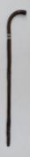 A 19th century sword stick with stiletto blade