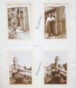 Two photo albums, India 1918 and 1919 and another, domestic 1916