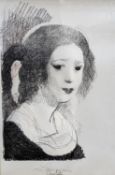 Marie Laurencin, lithograph, 'Charlotte', signed in pencil, 1943 Leicester Galleries label verso, 29