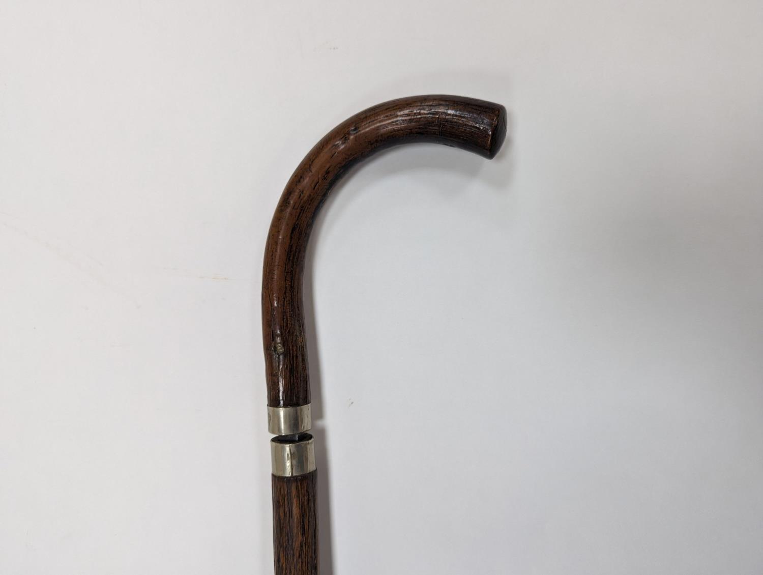 A 19th century sword stick with stiletto blade - Image 2 of 4