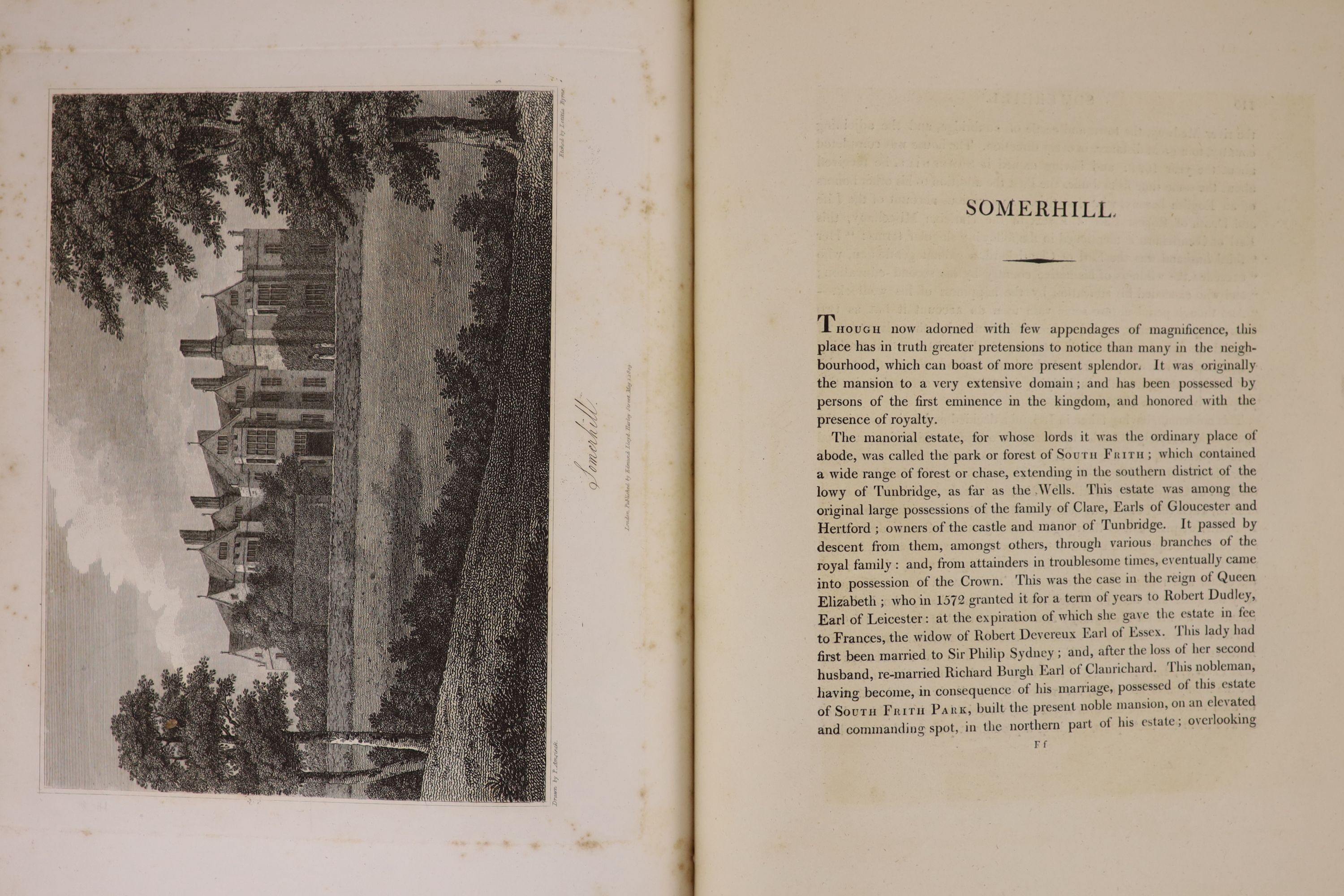 ° Amsinck, Paul - Tunbridge Wells, and its Neighbourhood, illustrated by a series of etchings, and - Image 4 of 5