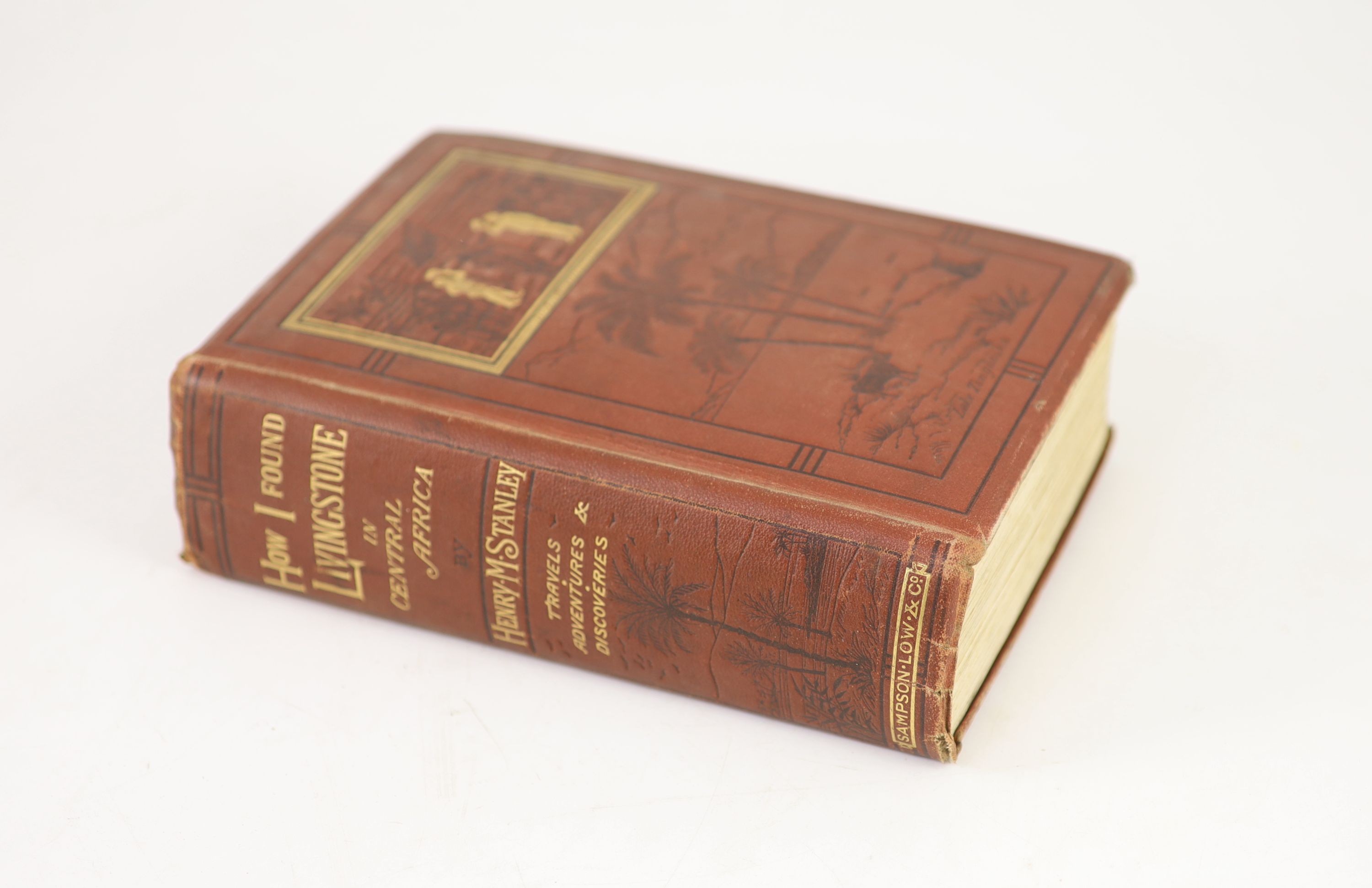 ° Stanley, Henry Morton - How I Found Livingstone, 1st edition, original pictorial cloth gilt, - Image 2 of 3