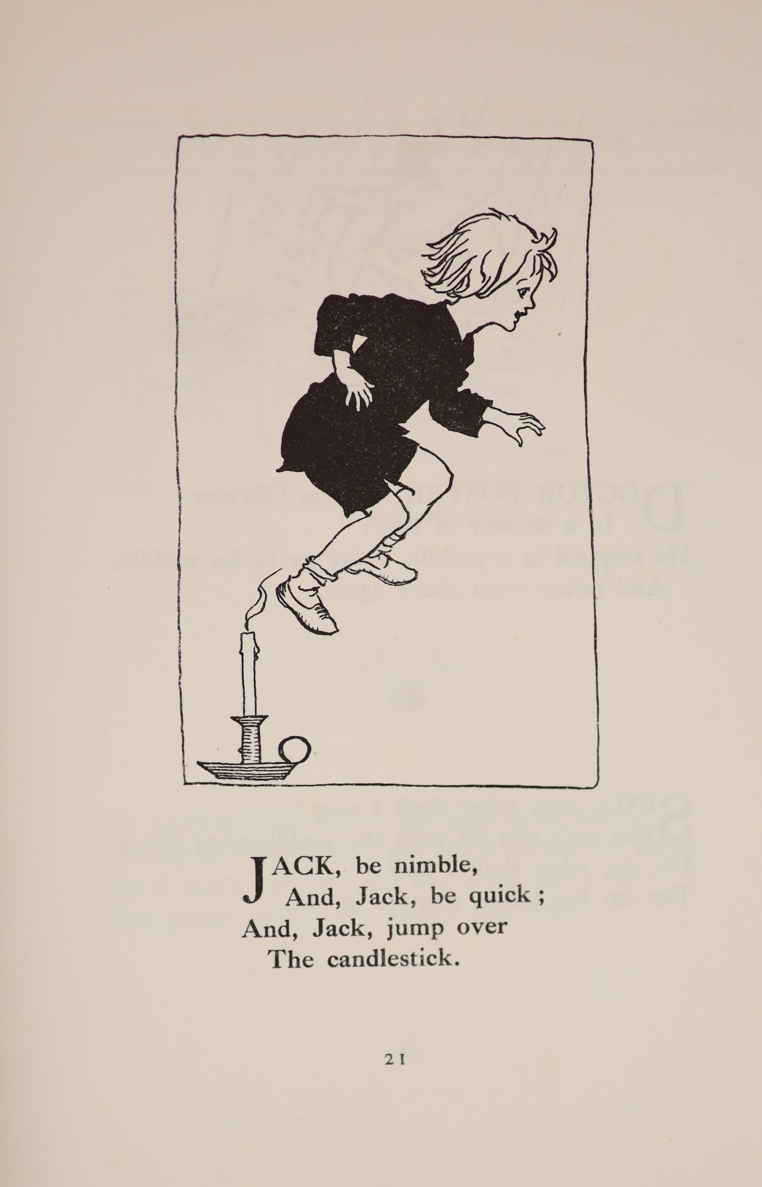 ° Rackham, Arthur - Mother Goose: The Old Nursery Rhymes, one of 1,130 signed by the author/ - Image 5 of 7