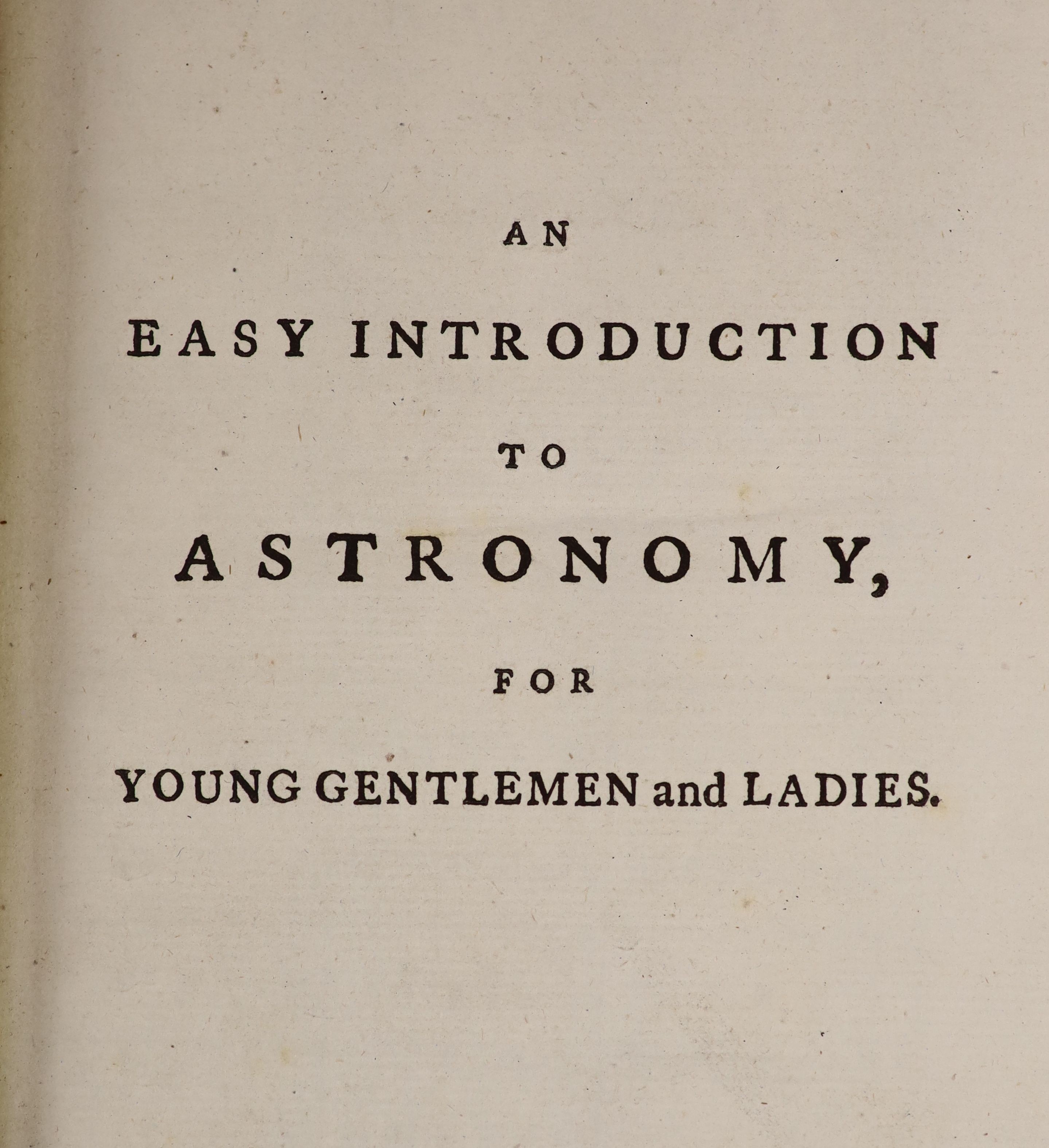 ° Ferguson, James - An Easy Introduction to Astronomy, for Young Gentlemen and Ladies ... 4th - Image 2 of 4