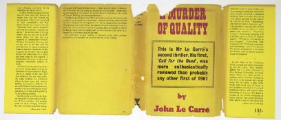 ° Le Carre, John - A Murder of Quality, 1st edition, 8vo, with d/j, Victor Gollancz, London, 1962