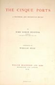 ° Heuffer, Ford Maddox - The Cinque Ports, 4to, light tan buckram, 13 plates by William Hyde,