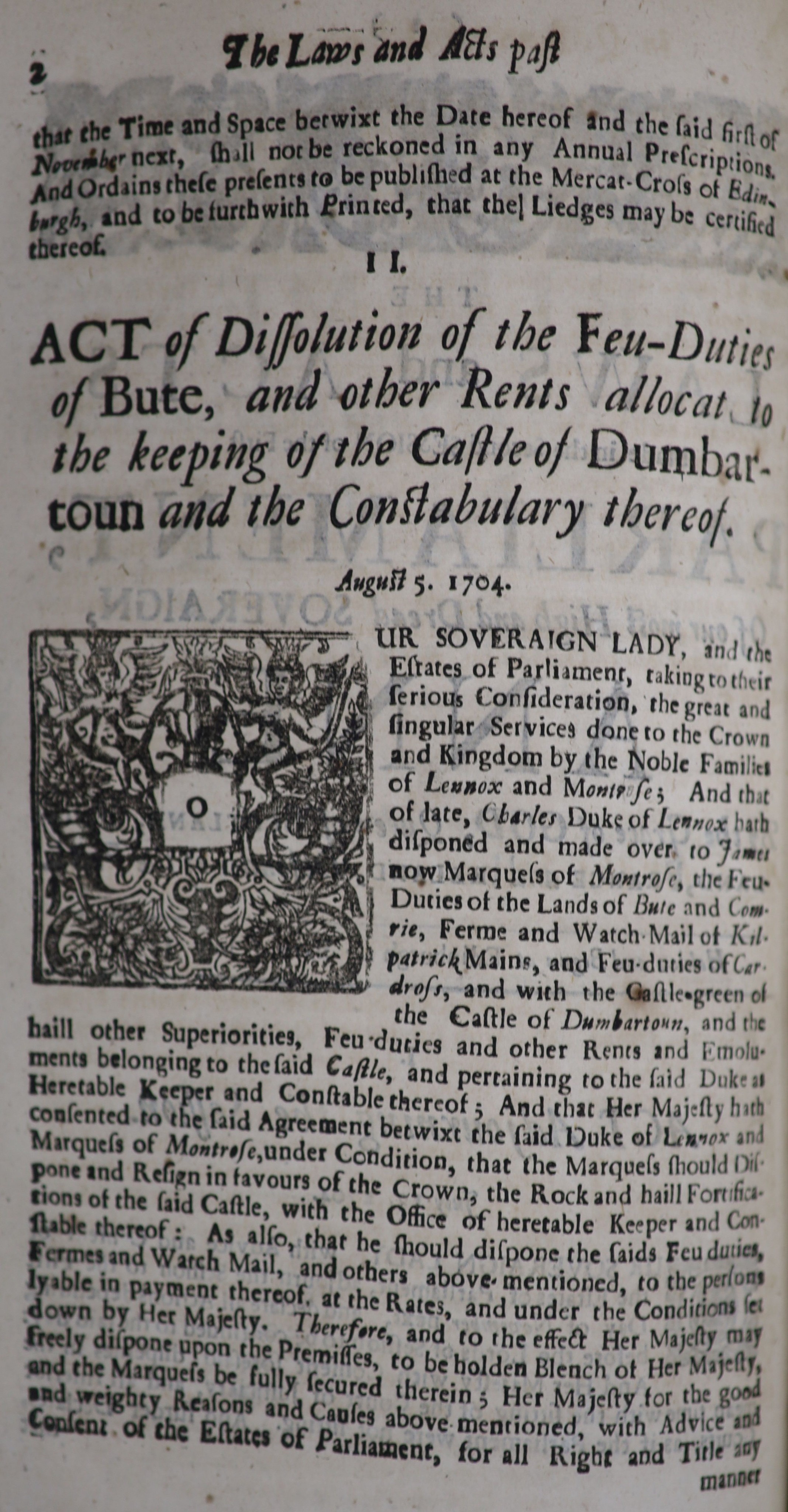 ° [Scotland] Laws and Acts (of Scotland)' approx. 12 various, William & Mary (1689) - Ann (1707). - Image 5 of 7