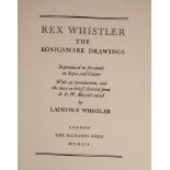 ° Whistler, Rex - The Konigsmark Drawings, one of 1000, intro by Laurence Whistler, 4to, original