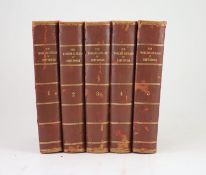 ° Whiten, Wilfred [editor] - The World’s Library of Best Books. 5 vols. Coloured pictorial title