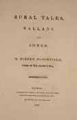 ° Bloomfield, Robert - Rural Tales, Ballads, and Songs, 1st edition, 4to, later half calf gilt