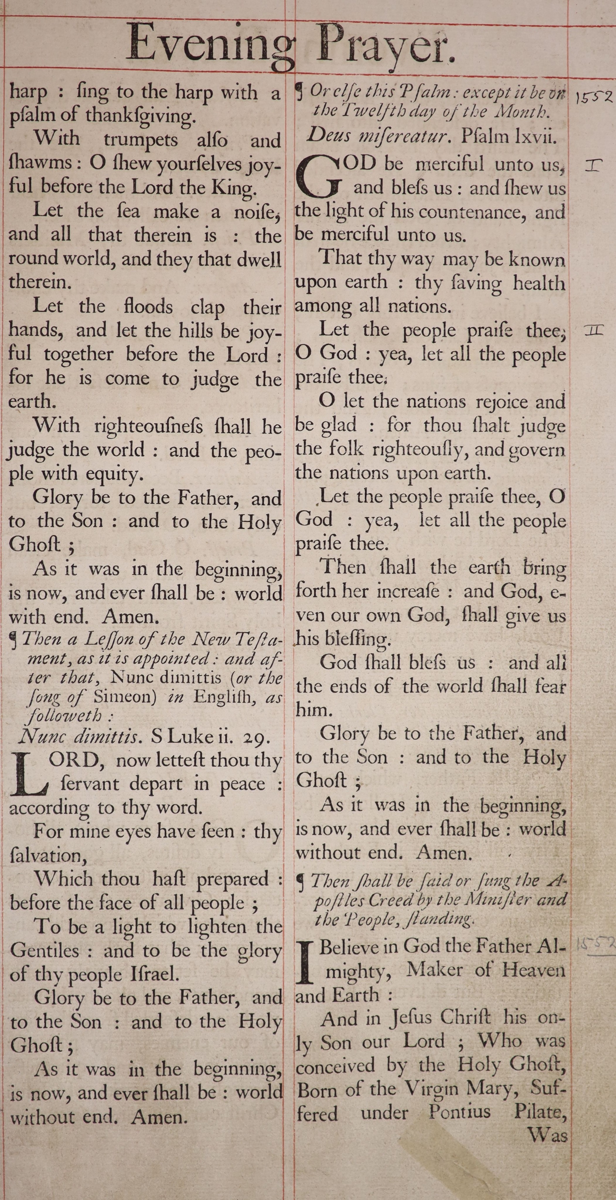 ° The Book of Common Prayer..... title printed in red and black, frontis, head and tailpiece - Image 5 of 5