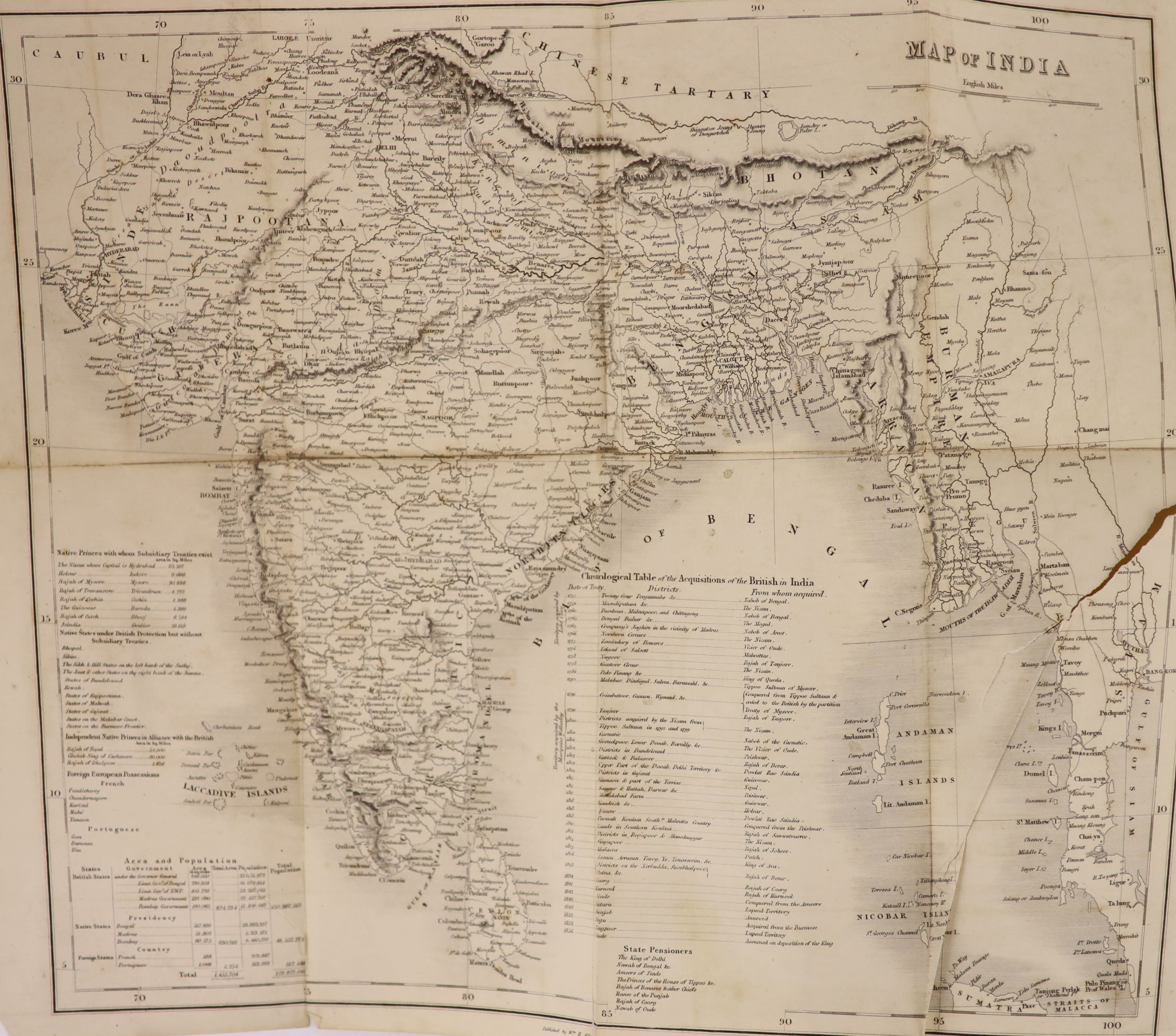 ° Thronton, Edward – The History of the British Empire in India, 3rd edition new and enlarged. - Image 2 of 3