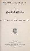 ° Longfellow, Henry Wadsworth - The Poetical Works of Henry Wadsworth Longfellow. Complete copyright