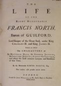 ° North, Hon. Roger - The Life of the Right Honourable Francis North, Baron of Guilford…complete