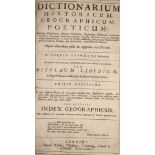 ° [Estienne, Charles] Dictionarium Historicum, Geographicum, Poeticum ... opus admodum utile &