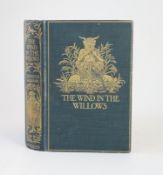 ° Grahame, Kenneth - The Wind in the Willows, 1st edition, 8vo, original blue green pictorial cloth,