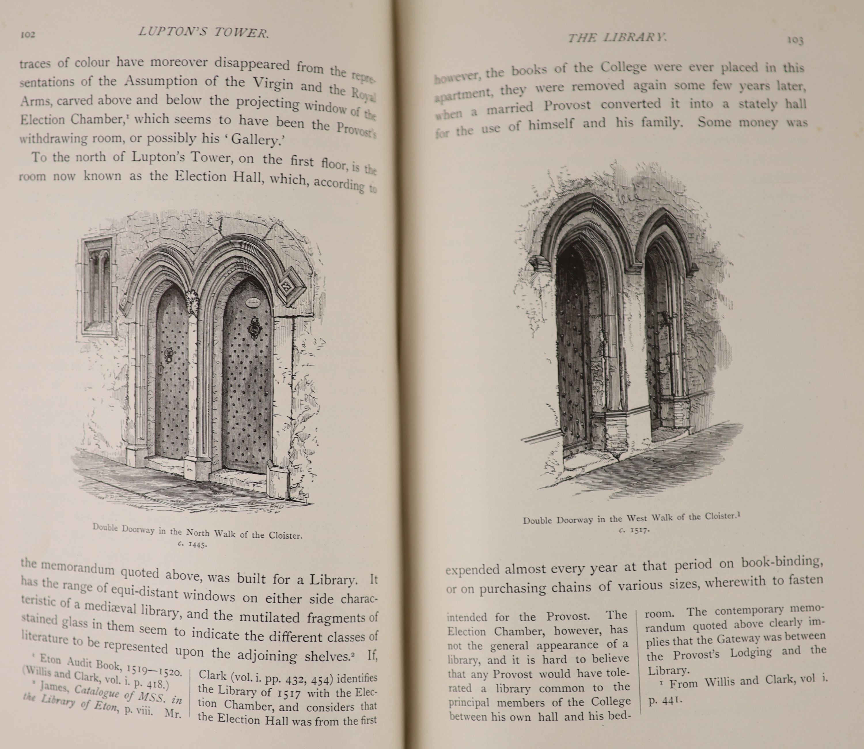 ° Maxwell-Lyte, Sir Henry Churchill - A History of Eton College (1440-1898). 3rd edition, revised - Image 6 of 6