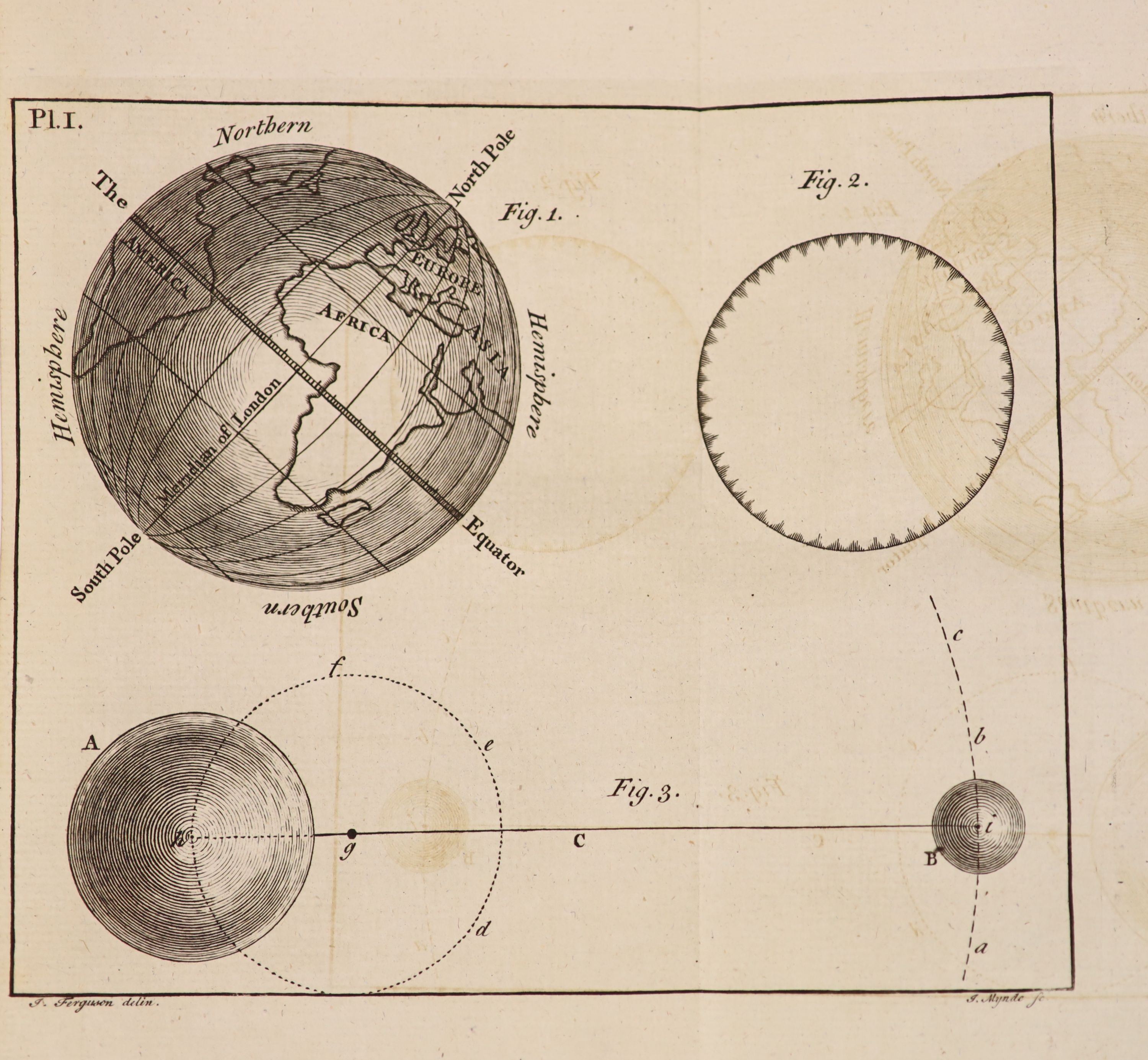 ° Ferguson, James - An Easy Introduction to Astronomy, for Young Gentlemen and Ladies ... 4th - Image 3 of 4
