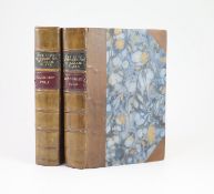 ° Gilchrist, Alexander- Life of William Blake, 2 vols, 2nd edition, rebound half calf with marbled