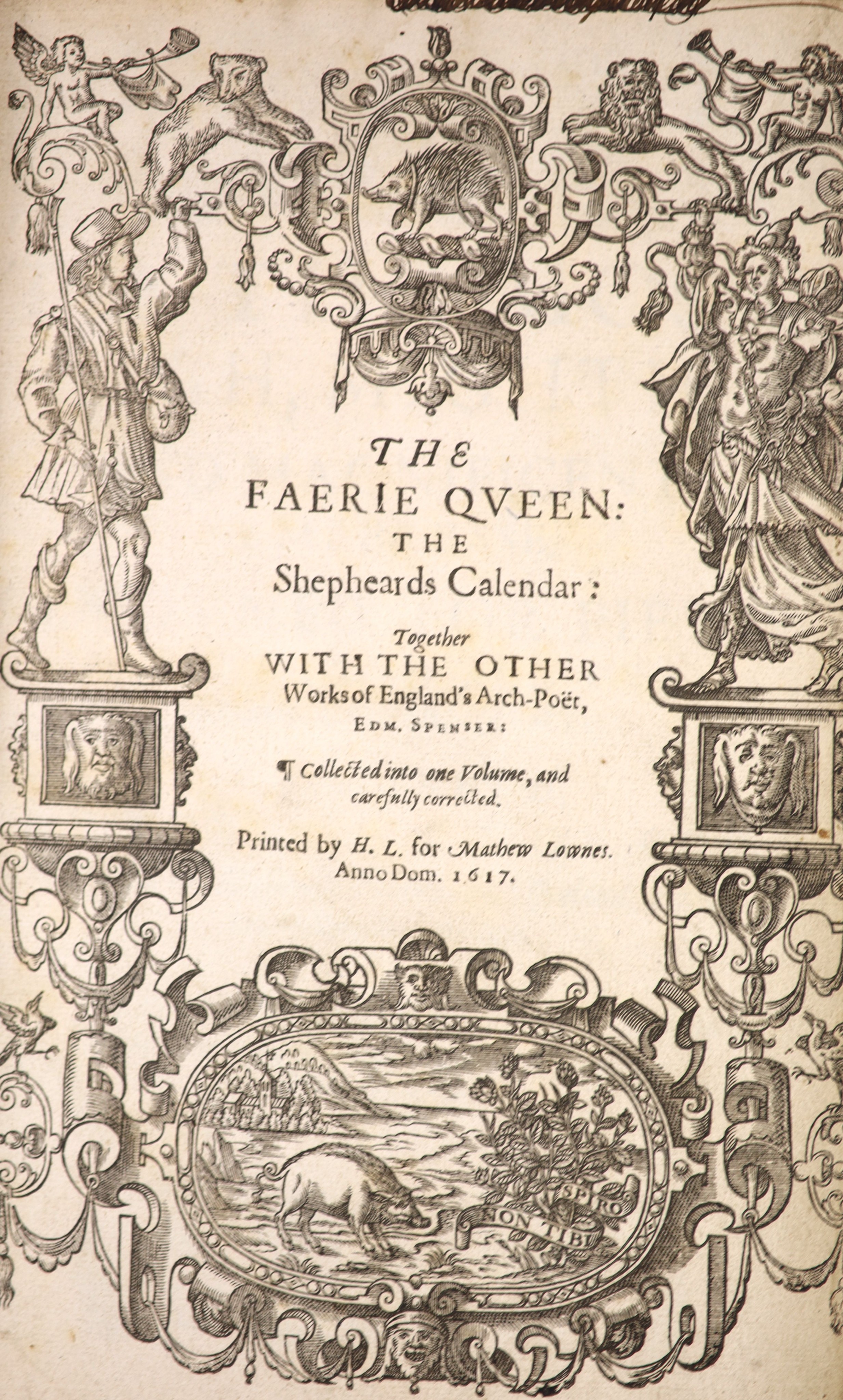 ° Spenser, Edmund - The Shepheards Calendar: together with the other works of England's Arch-