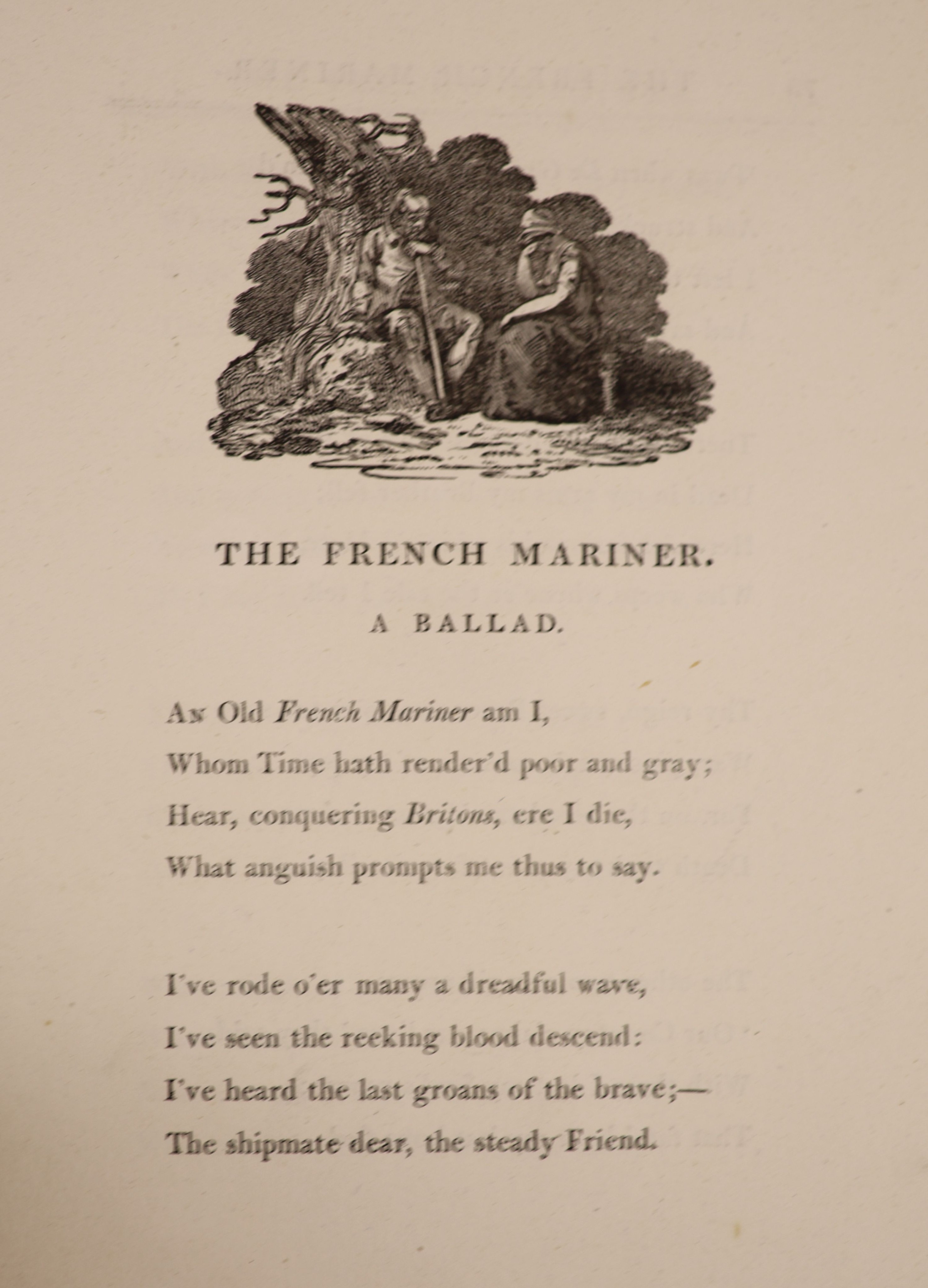 ° Bloomfield, Robert - Rural Tales, Ballads, and Songs, 1st edition, 4to, later half calf gilt - Image 2 of 3