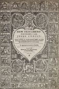 ° The Bible in English - The New Testament, 4to, Victorian carved oak binding, printed by E.T. [Evan