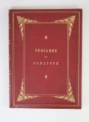° [Genealogy.] Scott-Gatty, Sir Alfred Scott. (A Manuscript) Pedigree of Cunliffe. Folio, 1910.