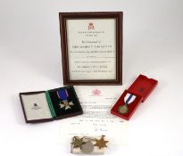 A group medals awarded to Alan Maxwell, including, the Royal Victorian Order, 5th Class, cased,