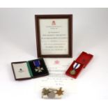 A group medals awarded to Alan Maxwell, including, the Royal Victorian Order, 5th Class, cased,