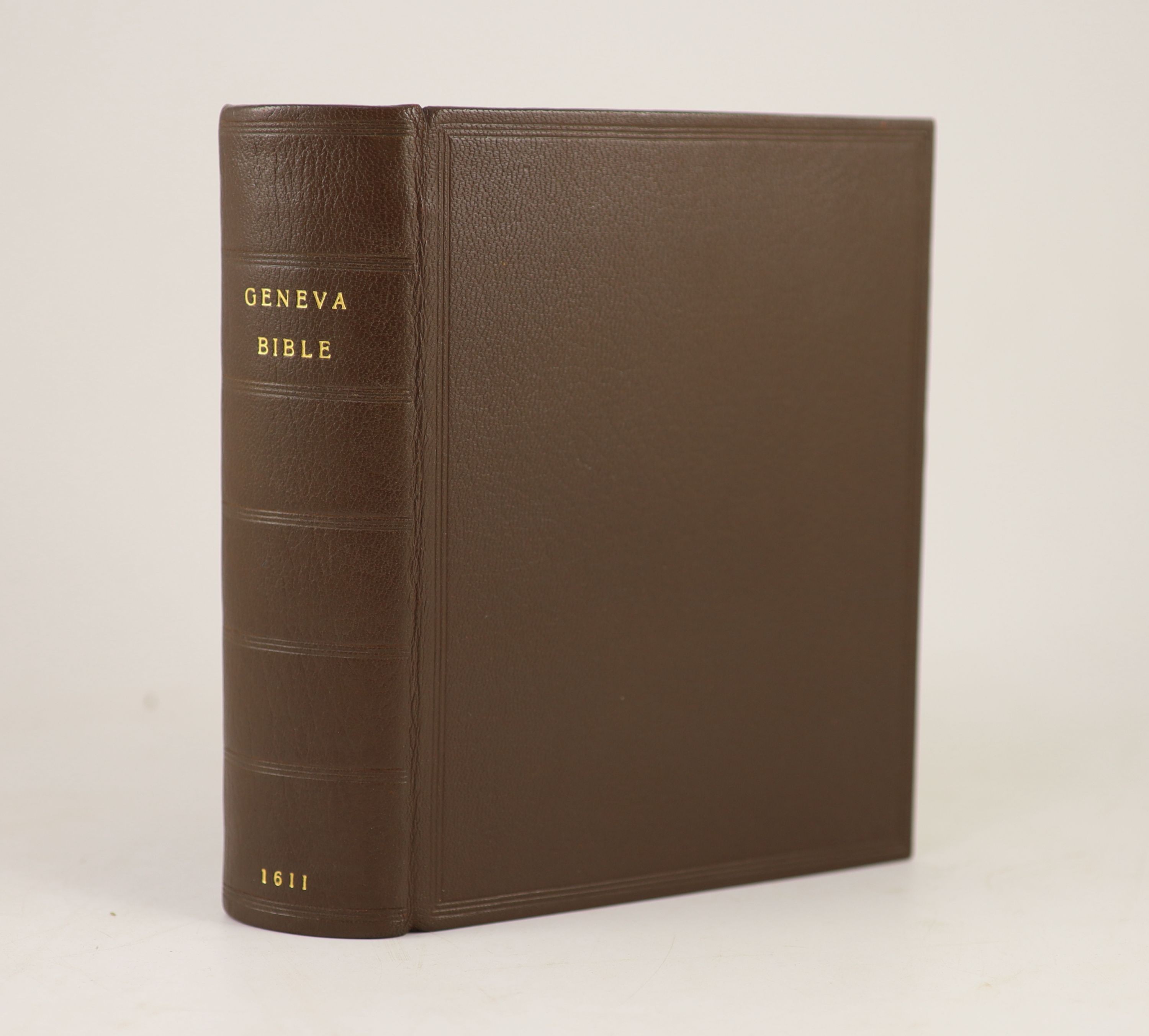 ° [Holy Bible] The Bible: translated according to the Ebrew and Greeke.... (Geneva version). - Image 2 of 2