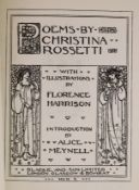 ° Rossetti, Christina Georgina - Poems, one of 350, illustrated and signed by Florence Harrison,