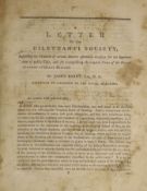 ° Barry, James - A Letter to the Dilettante Society, 1st edition, 4to, rebound plain boards, [