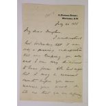 Chamberlain, Neville (1869-1940) An a/l, 4pp, 8vo, to Douglas Hogg, from 11, Downing Street, dated