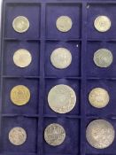 Ottoman Empire and Islamic coins, 19th/20th century, silver and bronze coinage, 12 trays