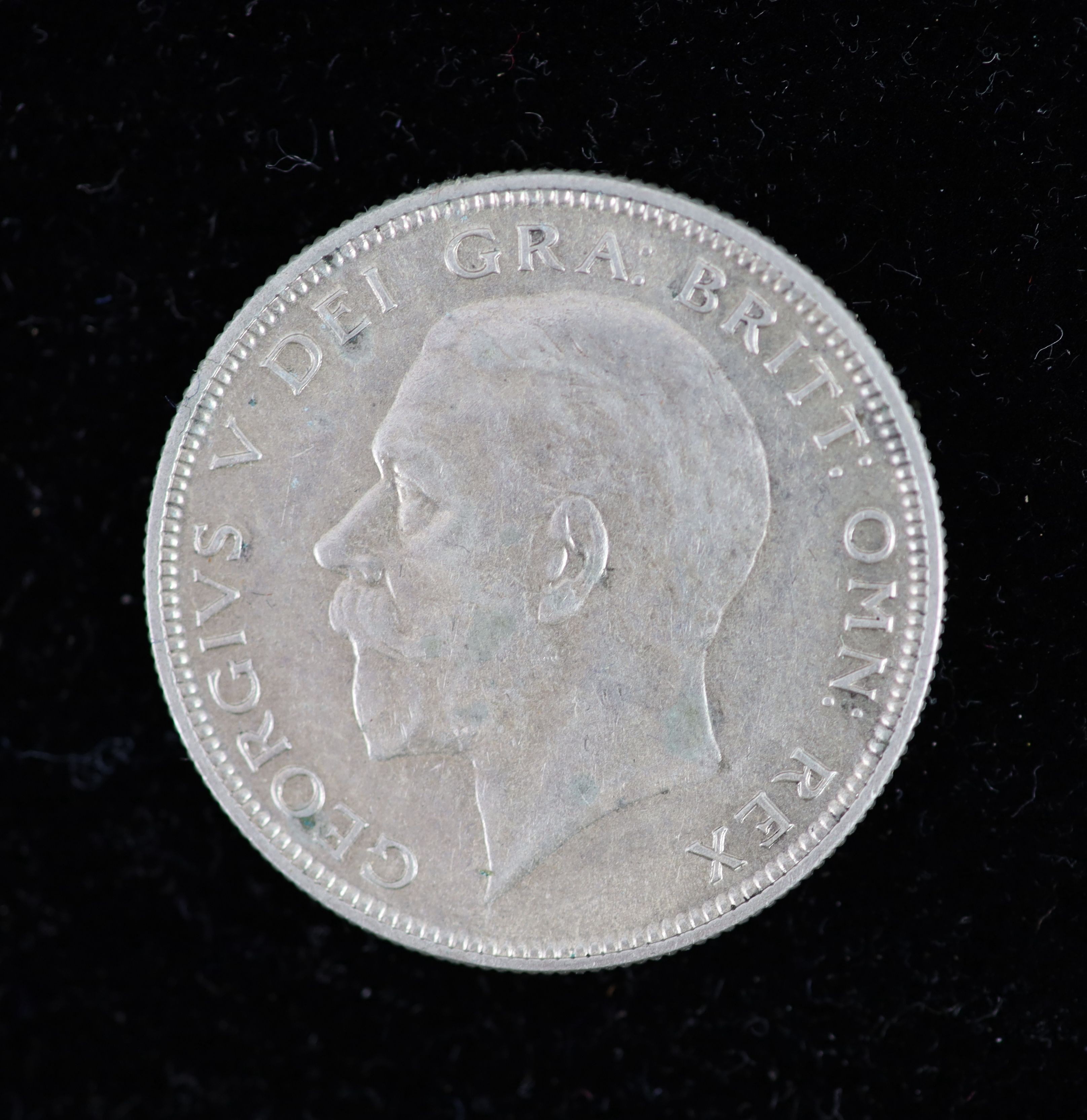 A George V specimen set of eight coins, 1930, fourth coinage,comprising Halfcrown (S4037), cleaned - Image 4 of 4