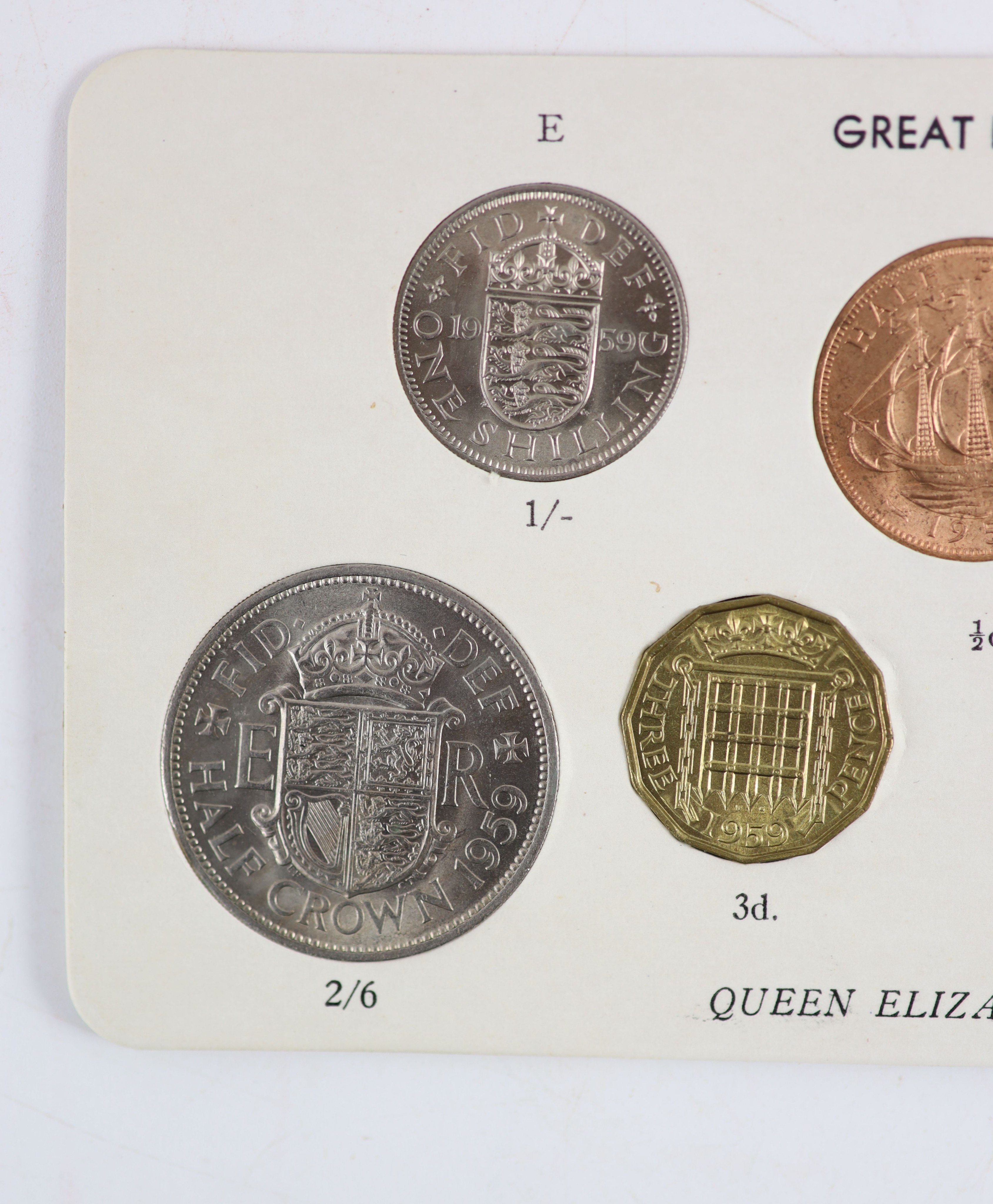 Queen Elizabeth II pre-decimal specimen coin sets for 1953 - 1967, first and second issues, all EF/ - Image 4 of 34