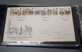 Four albums of Royal Mail and Channel Islands post First Day covers