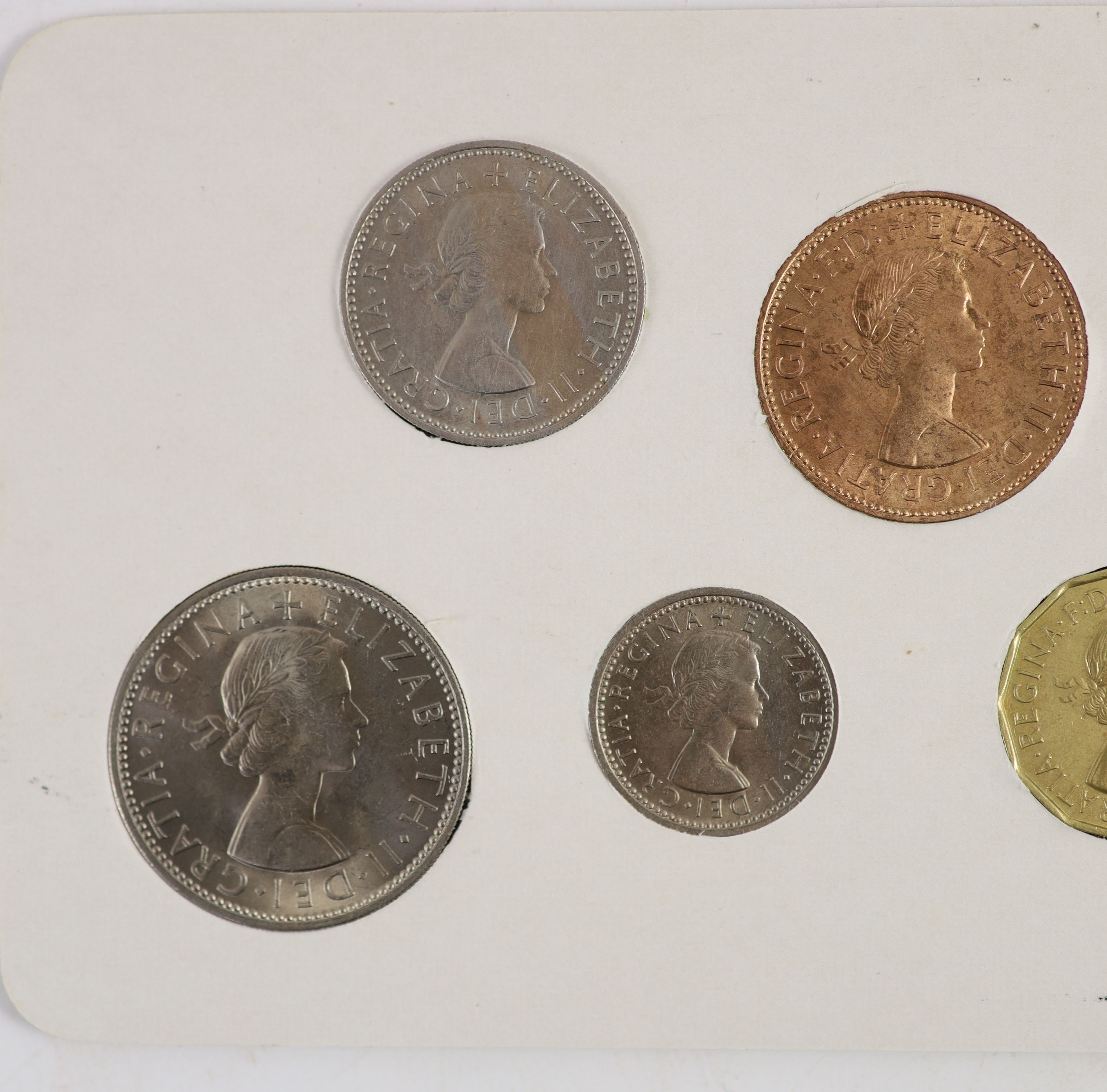 Queen Elizabeth II pre-decimal specimen coin sets for 1953 - 1967, first and second issues, all EF/ - Image 34 of 34