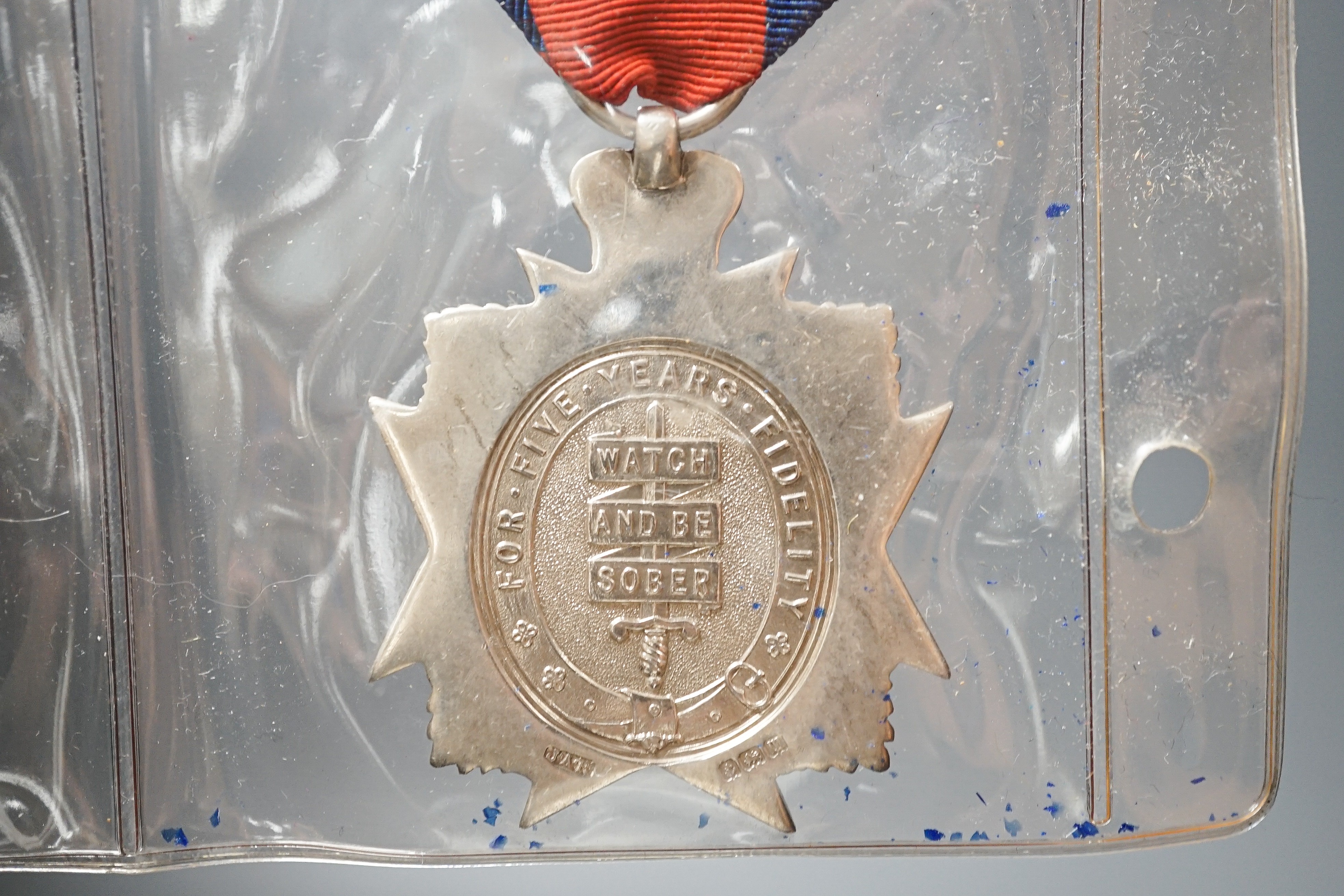 Six military associated medals to include - QSA with four clasps to 184 PTE. T. GRIFFITHS C.I.V., - Image 13 of 13