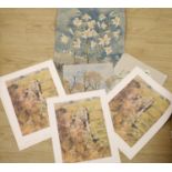 Michael Lawrence Cadman (1920-2010), small group of unframed watercolours, Botanical studies,