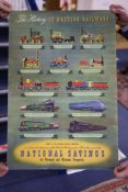 Three National Savings posters, History of British Railways, Uniforms of British Army, Fighting