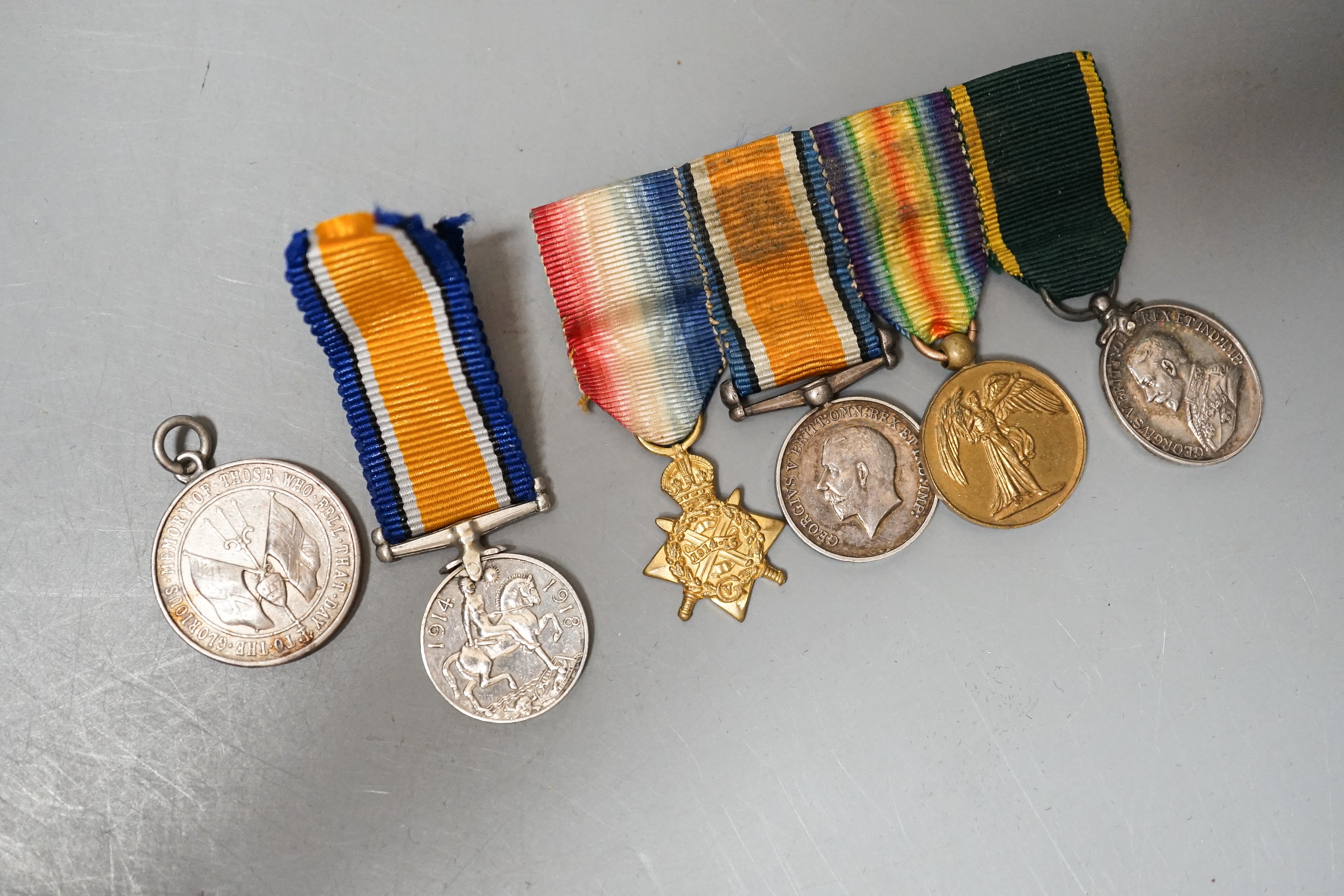 A group of George V and George VI miniature medals, and a miniature Crimea medal - Image 6 of 8